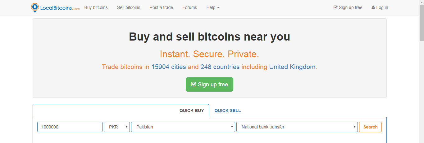 Bitcoin keitimo lokalė